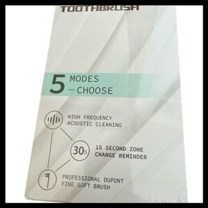 Sonic Cleaning Electric Toothbrush 5 Modes High Frequency Dupont